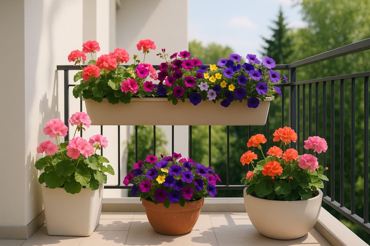 Jakie kwiaty na balkon?
