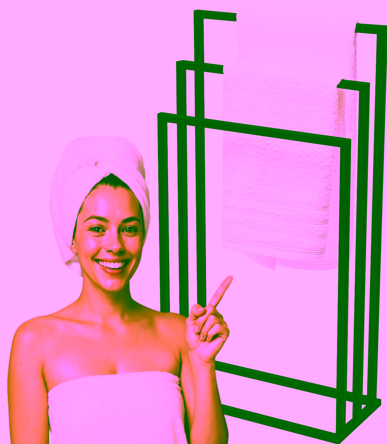 Stojak na ręczniki 3