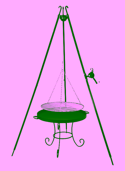 Grill ogrodowy trójnóg Model:443