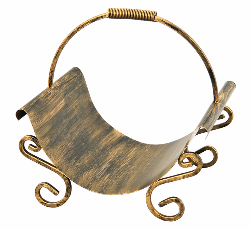 Kosz na drewno do kominka