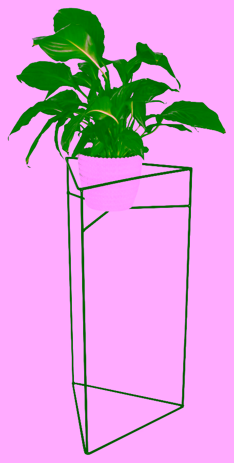 Kwietnik stojący z drutu - LOREN