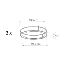 Kwietnik metalowy. Minimalistyczny Model:2B