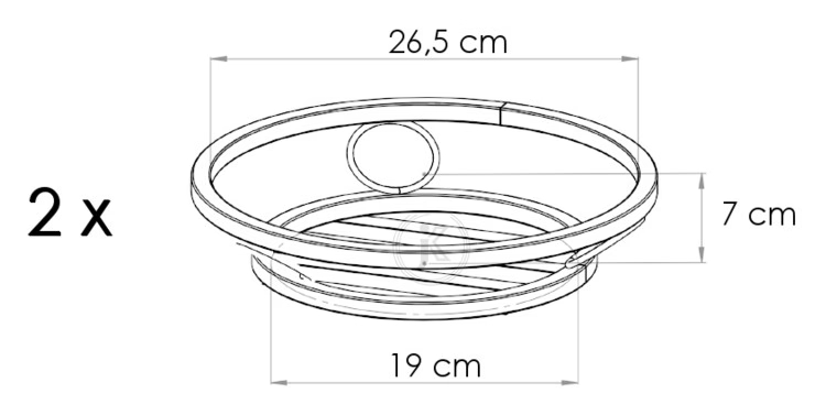 Kwietnik metalowy na Model:38