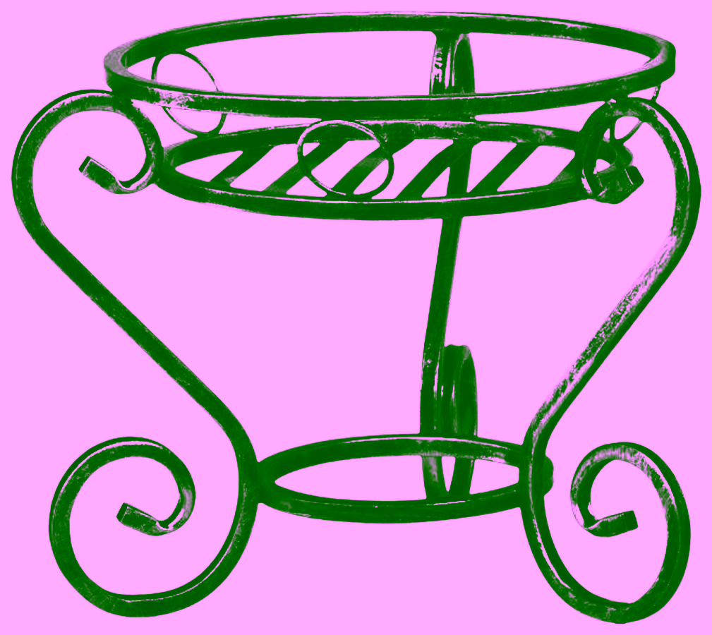 Kwietnik metalowy niski Model:128