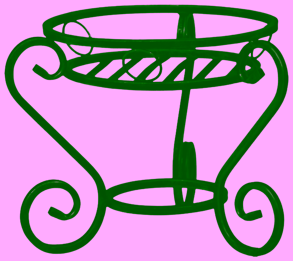 Kwietnik metalowy niski Model:128