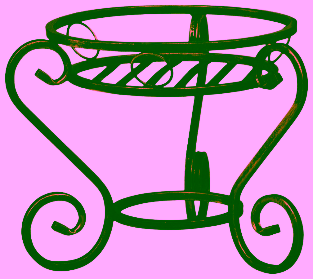 Kwietnik metalowy niski Model:128