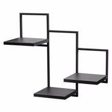 Metalowy kwietnik ścienny na trzy rośliny