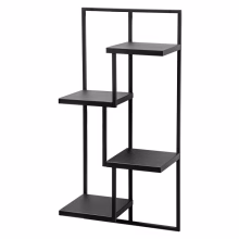 Metalowy kwietnik ścienny - 4 poziomy