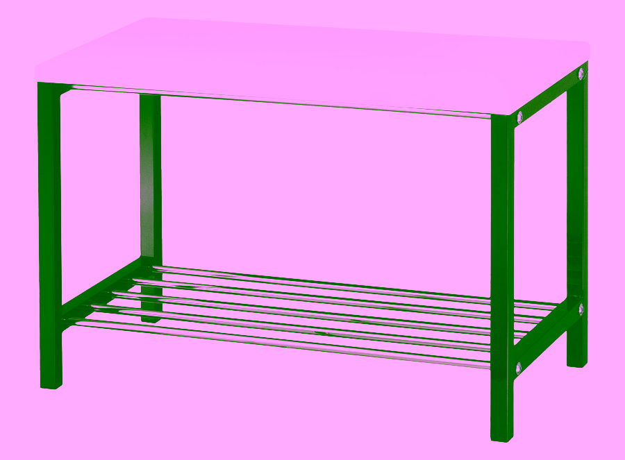 Ławeczka Modern z półką na buty