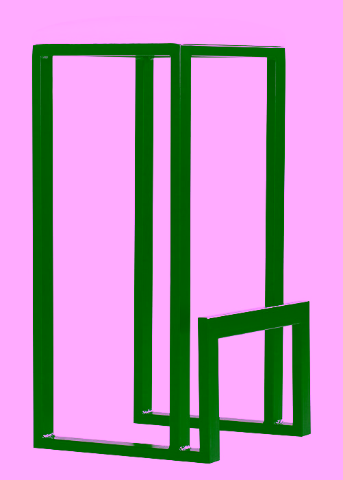 Metalowe krzesło barowe, Model:511