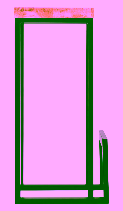 Metalowe krzesło barowe, Model:511