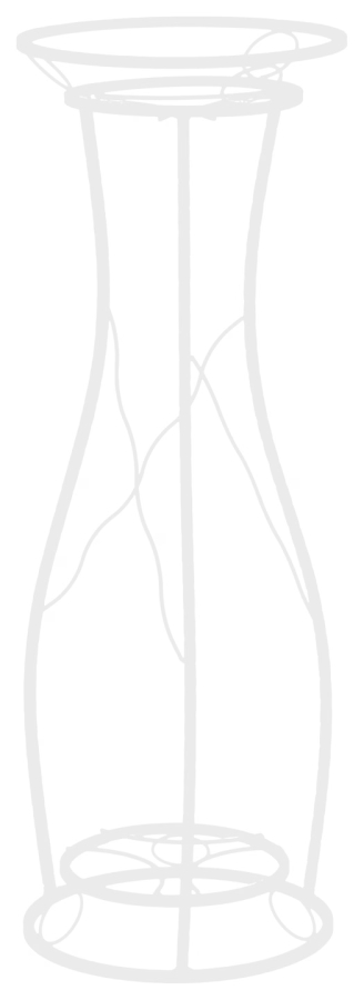 Metalowy kwietnik pojedynczy Model:247