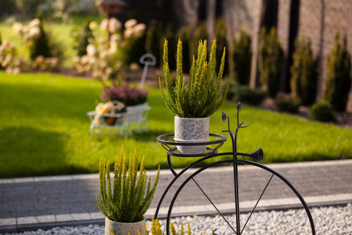 Metalowy kwietnik rower Model:132