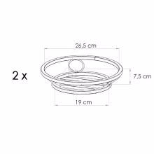 Metalowy kwietnik rower Model:132