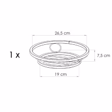 Metalowy kwietnik rower Model:134