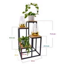 Metalowy kwietnik stojący Model:587