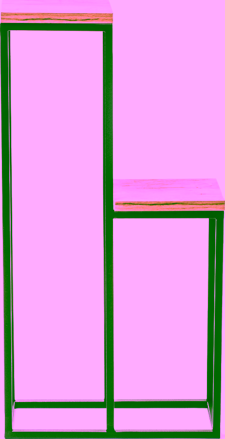 Metalowy, Minimalistyczny Kwietnik Model:666