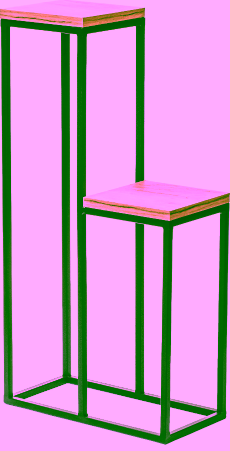 Metalowy, Minimalistyczny Kwietnik Model:666