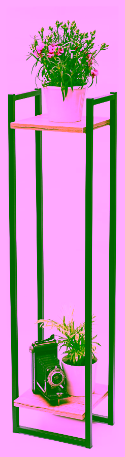 Metalowy stojak na rośliny - MEL - 100 cm.