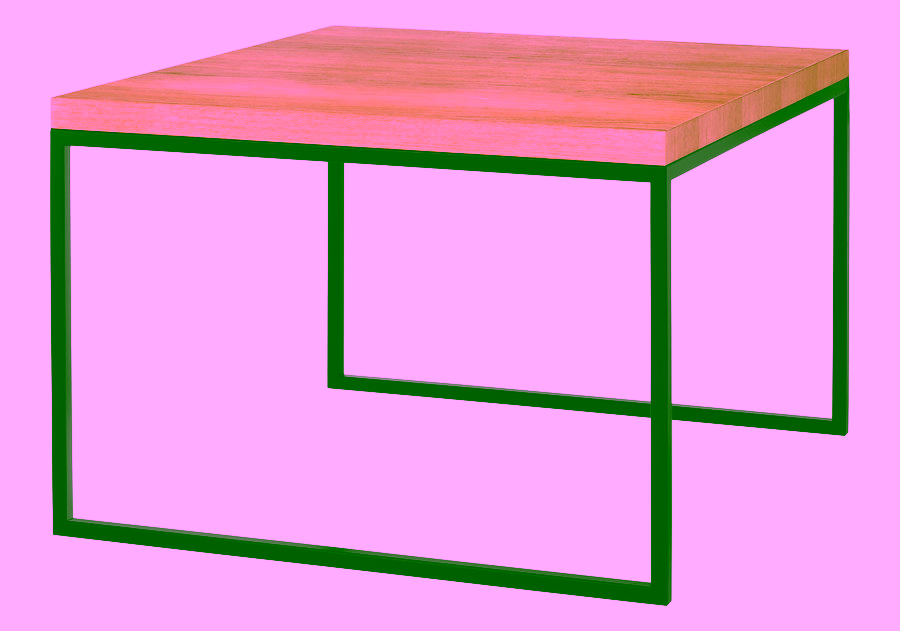 Metalowy stolik z Model:487