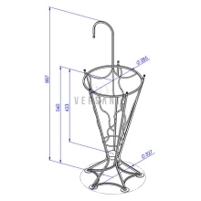 Parasolnik - stojak Model:115