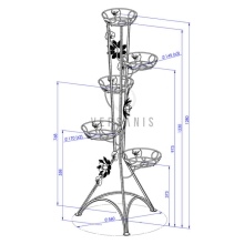 Stalowy kwietnik z Model:130A