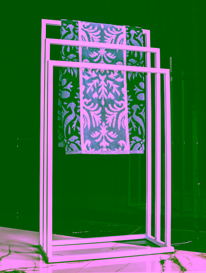 Stojak na ręczniki 3 - aranżacja wnętrza