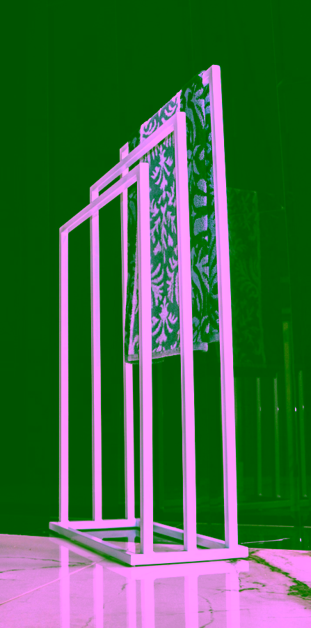 Stojak na ręczniki 3 - aranżacja wnętrza