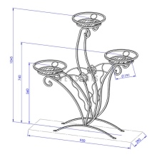 Stojak na rośliny Model:39