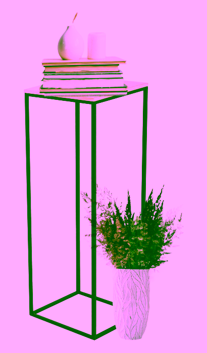 Stojak na rośliny, metalowy kwietnik stojący