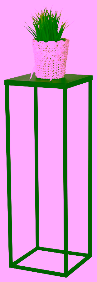 Kwietnik. Metalowy stojak na rośliny 80 cm.