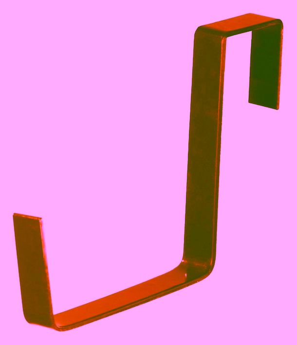 Uchwyt balkonowy na donicę - metalowy, nieregulowany